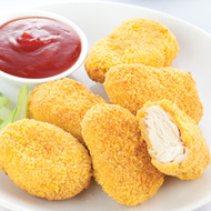 Shaped chicken nuggets (Medallions)