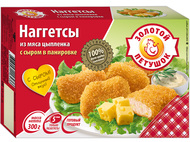 Наггетсы из мяса цыпленка с сыром в панировке
