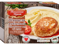 Шницель рубленый с картофельным пюре под соусом