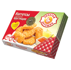 Наггетсы из мяса цыпленка хрустящие