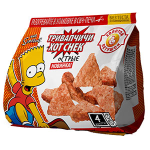 Trivapchichi. Hot snack (spicy)